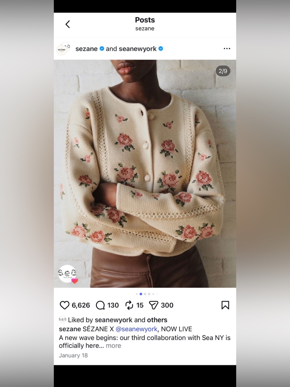 Sezane and Sea York Sweater